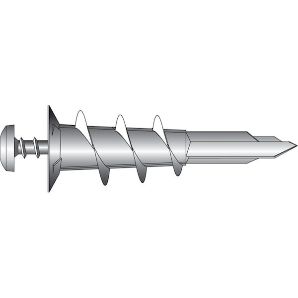 Aceds No.8 Wallboard Anchor with Screw Zinc - Card of 10, 5PK 5334172 - main